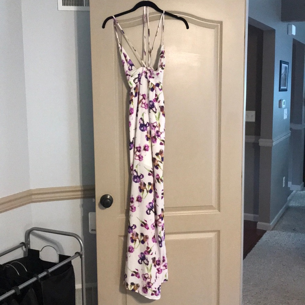 Strappy Floral Maxi Dress